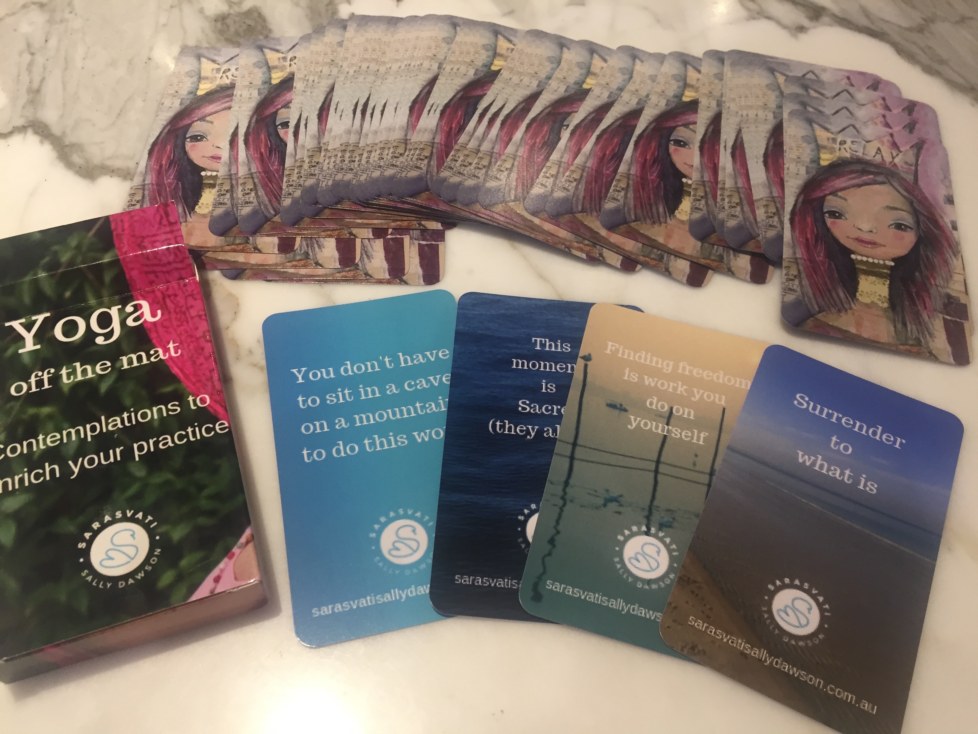 Yoga Off the Mat, Contemplation cards