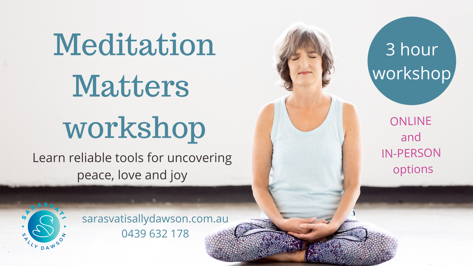 Meditation Matters Learn to Meditate Workshop